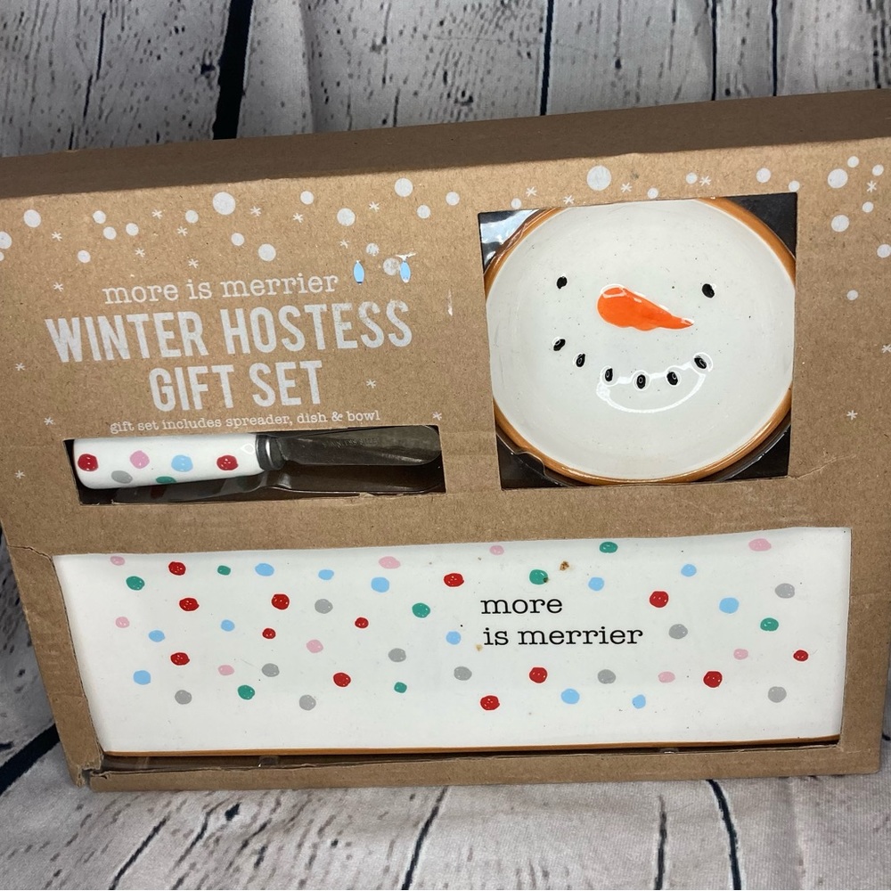 More The Merrier - Snowman Hostess Gift Set